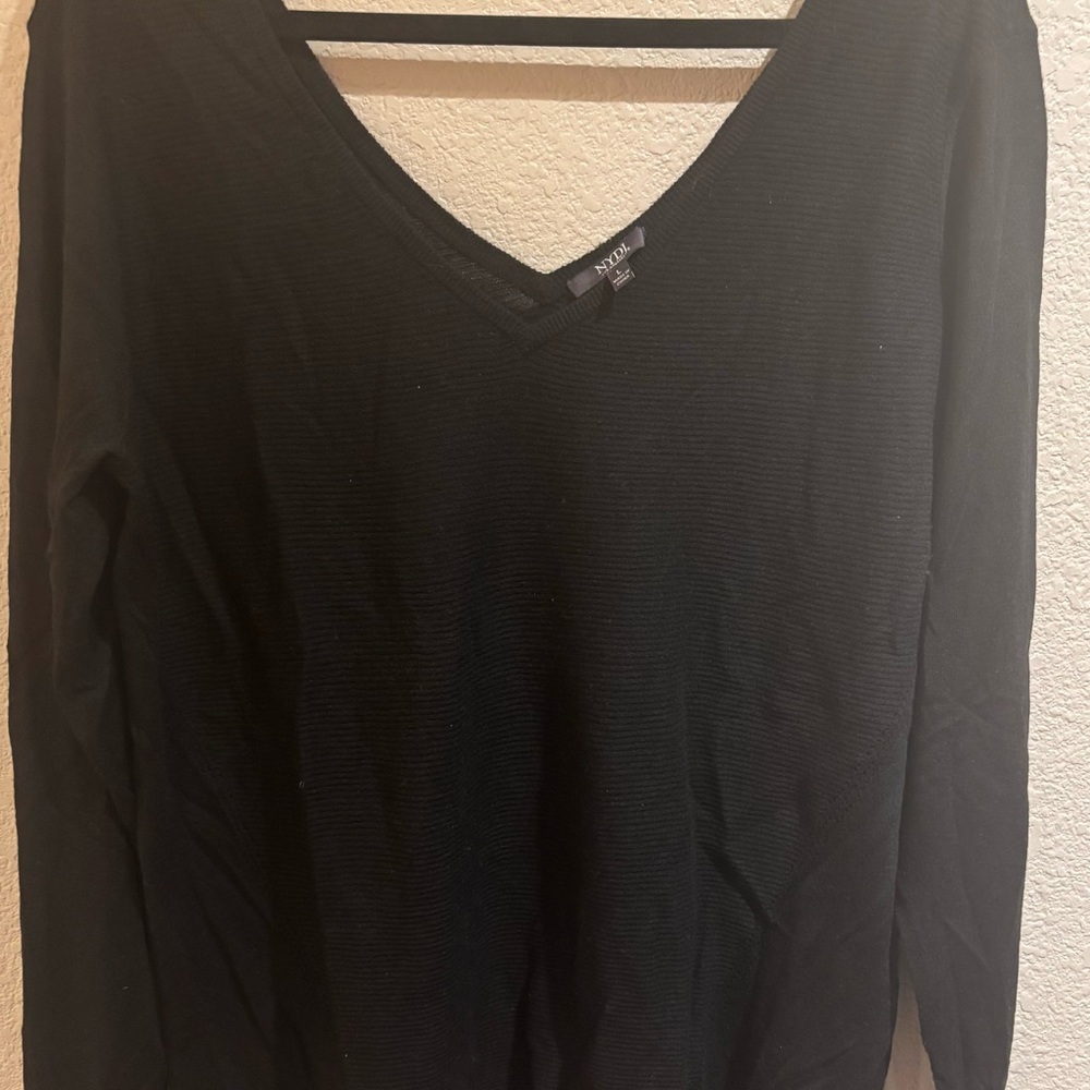 Women’s NYDJ Black 3/4 Sweater